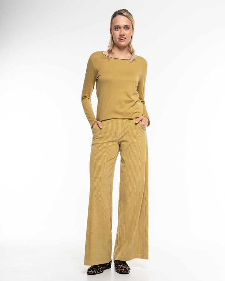 Cord Hose Marlene Hemp von Alma & Lovis, Vorderansicht