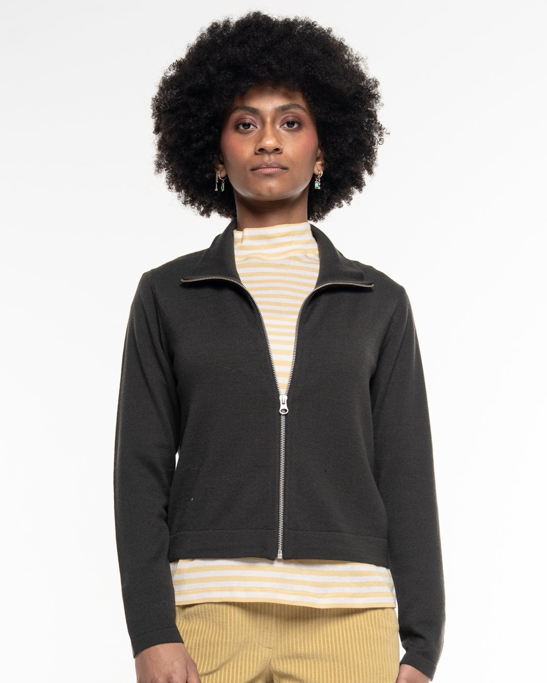 Cot-Wool Kurzjacke Shale von Alma & Lovis Ansicht 5
