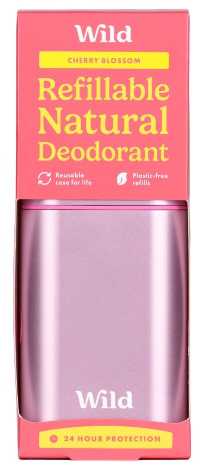 Deo Starterset Cherry Blossom mit nachfüllbarer Hülle von Wild