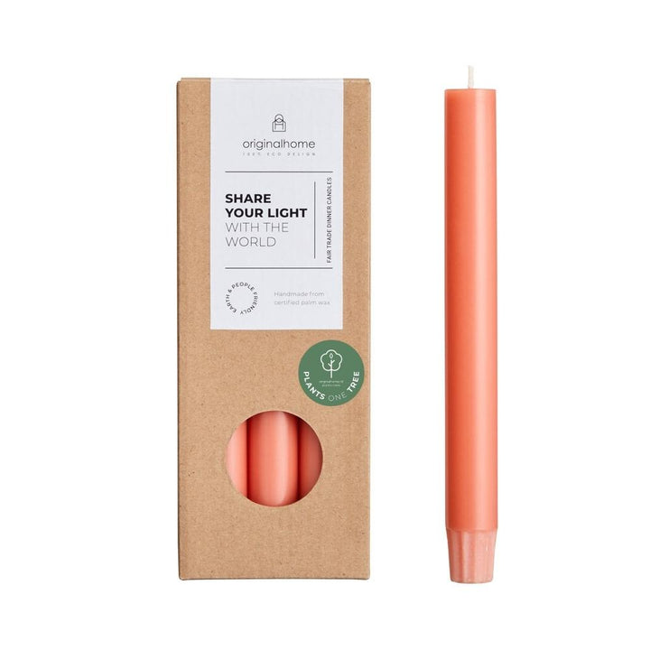 Dinner Kerzen Apricot 10 Stück von Originalhome