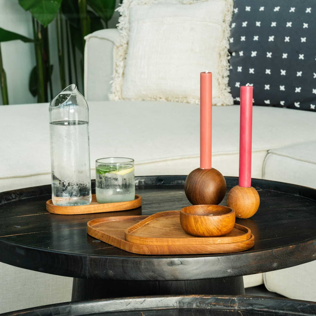 Dinner Kerzen von Originalhome – auf dem gedeckten Tisch