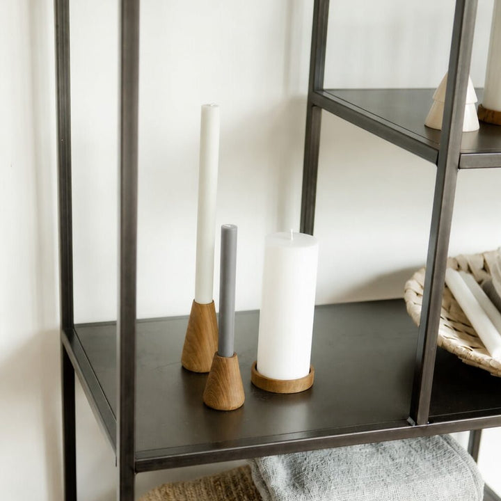 Dinner Kerzen Dark Grey von Originalhome – im Kerzenhalter