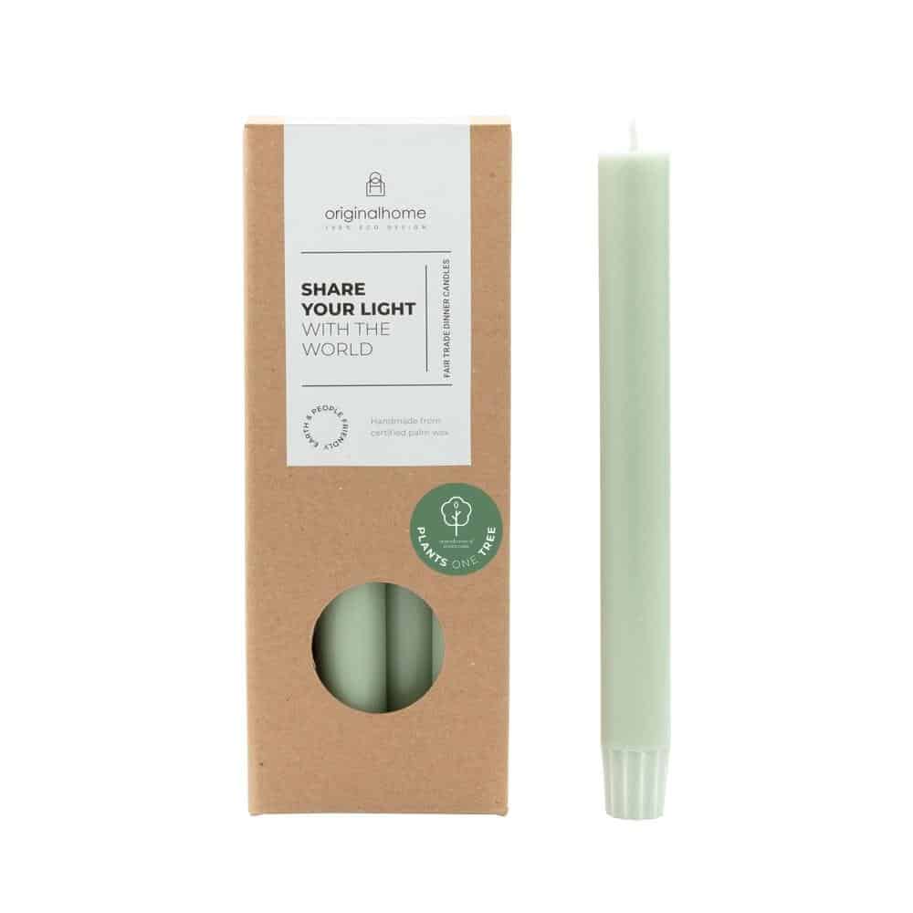Dinner Kerzen Green 10 Stück von Originalhome