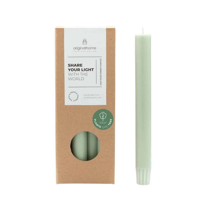 Dinner Kerzen Green 10 Stück von Originalhome