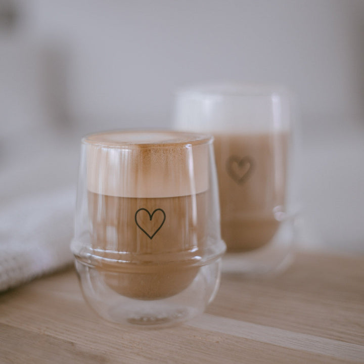 Cappuccino Glas Herz von Eulenschnitt – Ansicht 4