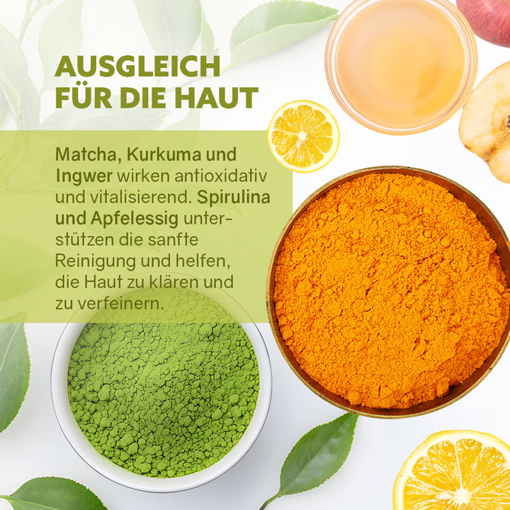 Dusch-Fluff Detox Matcha – puremetics – Zweiblatt 6