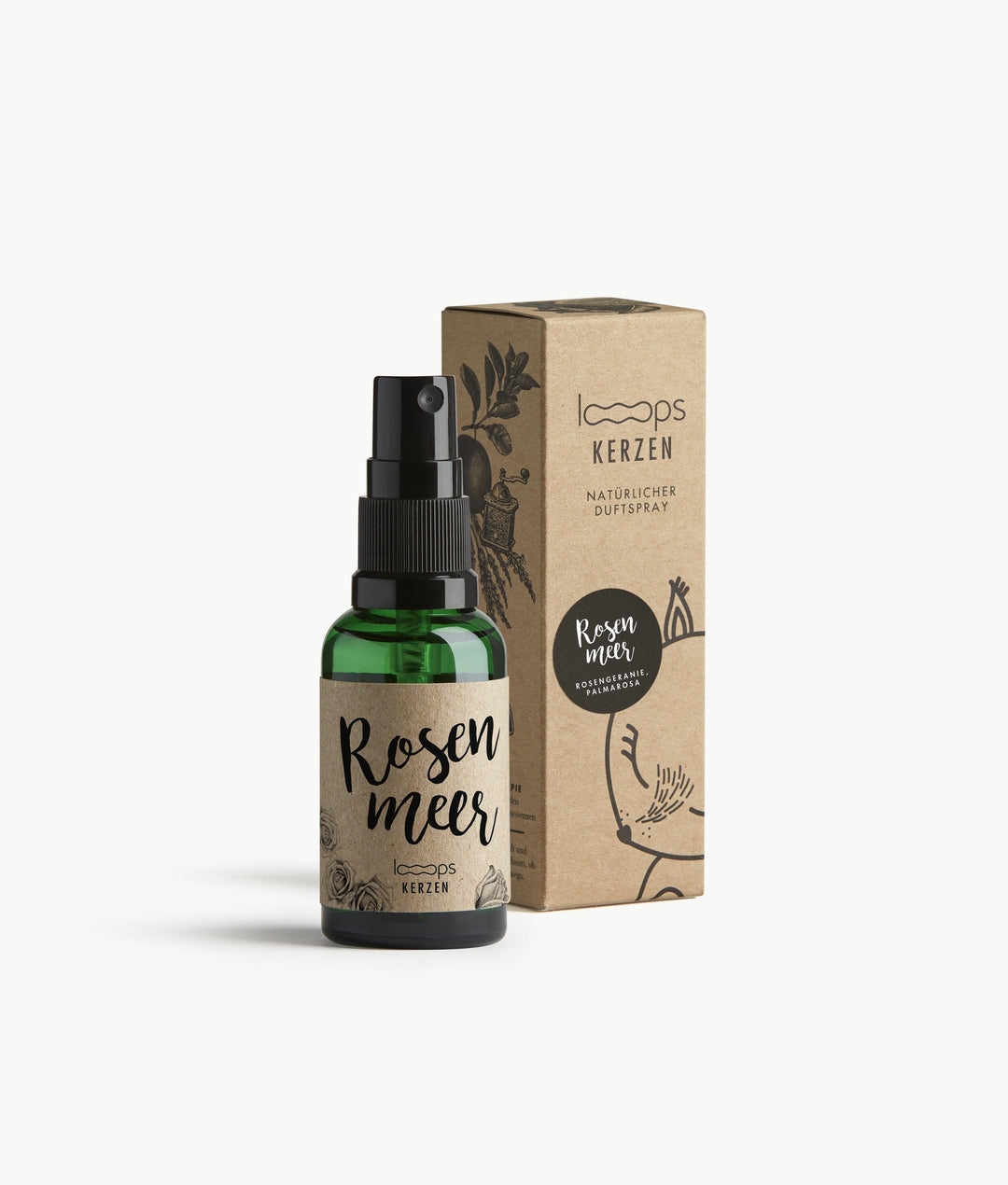 Duftspray Rosenmeer 30ml von Looops