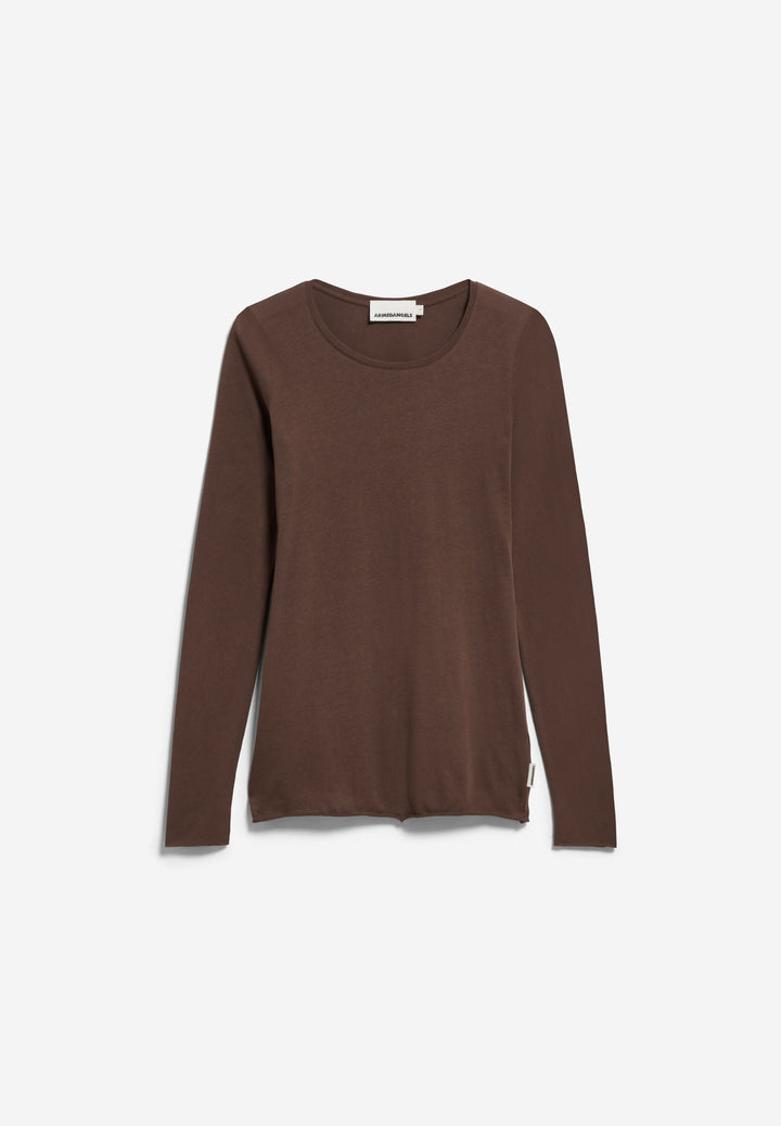 Langarmshirt EINIAARA Soft Claystone von Armedangels freigestellt