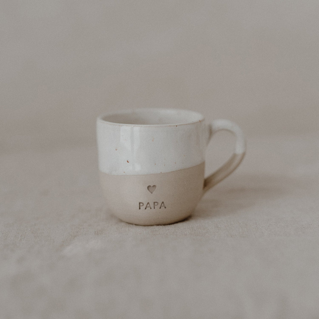 Espressotasse Papa – Eulenschnitt – Zweiblatt 1