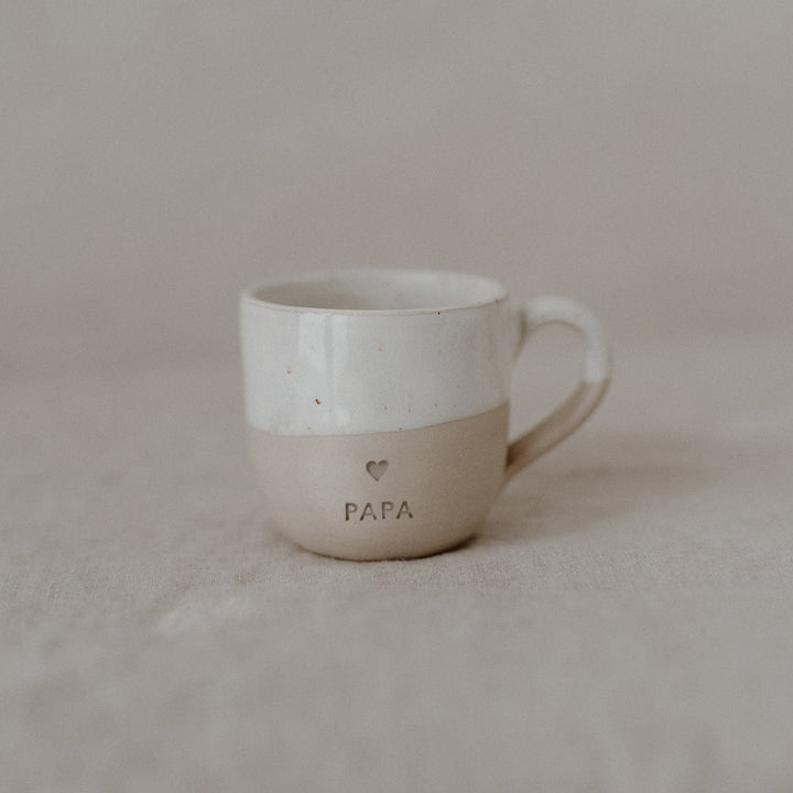 Espressotasse Papa – Eulenschnitt – Zweiblatt 1