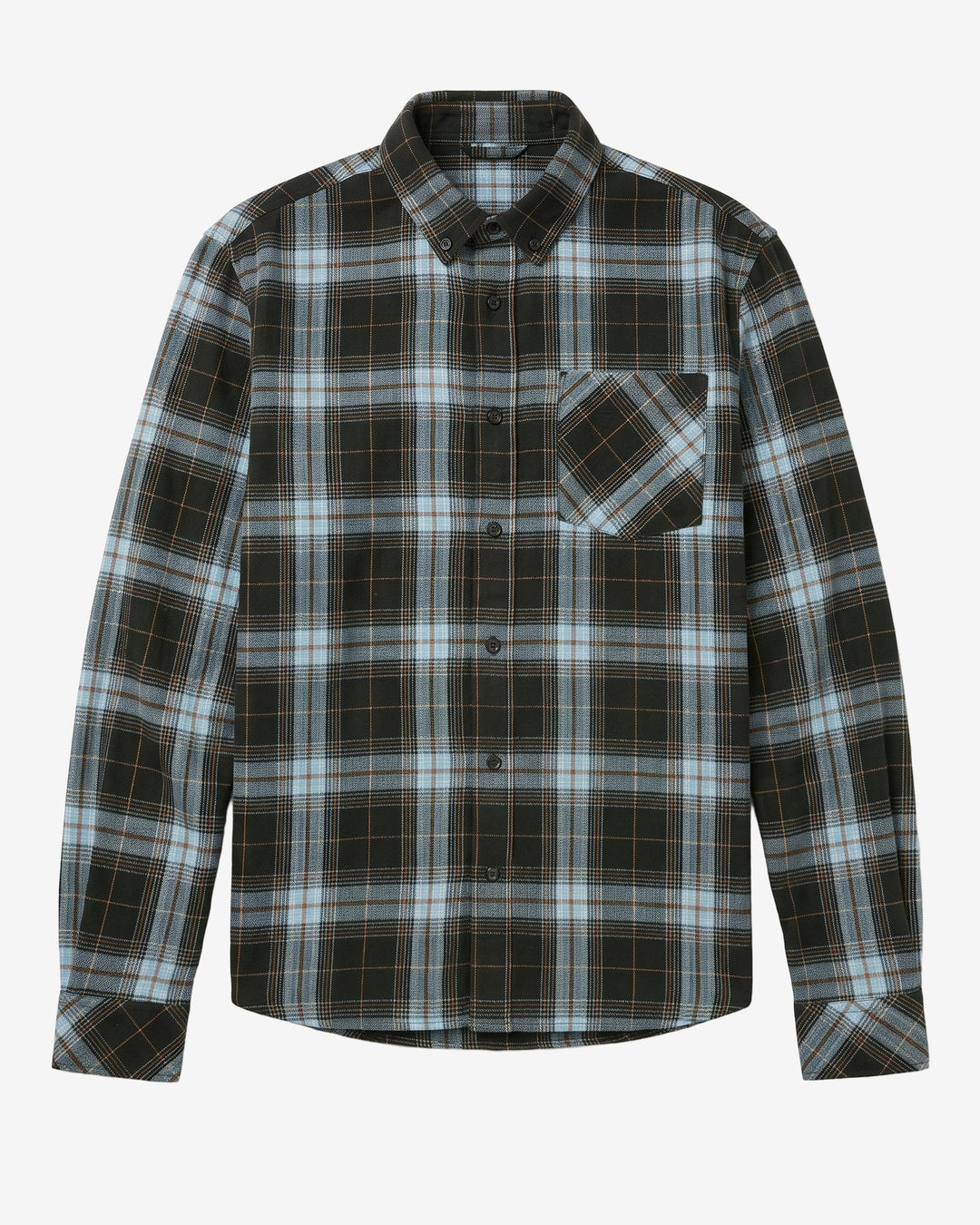 Flanellhemd mit grünem Karomuster von KnowledgeCotton Apparel, Ansicht 1