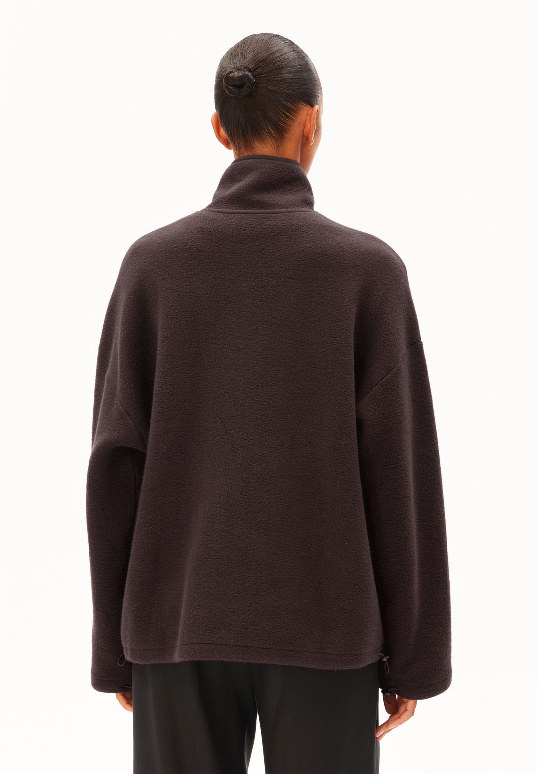 Fleecejacke Cotton Fleece Claystone von Armedangels Rückansicht