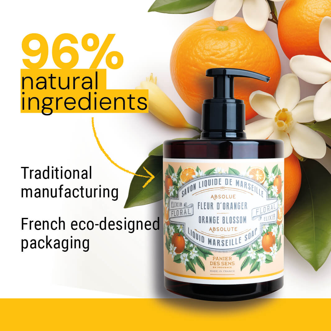 Flüssigseife Orange Blossom von Panier des Sens, Ansicht 2