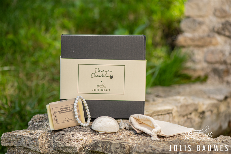 Inhalt des Geschenksets I Love You Chouchou von Jolis Baumes