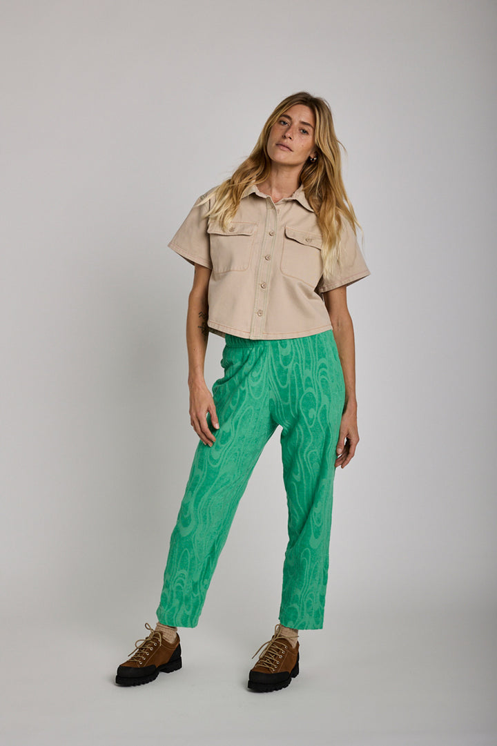 Bluse Chemise Couleur Taupe von Graine 2