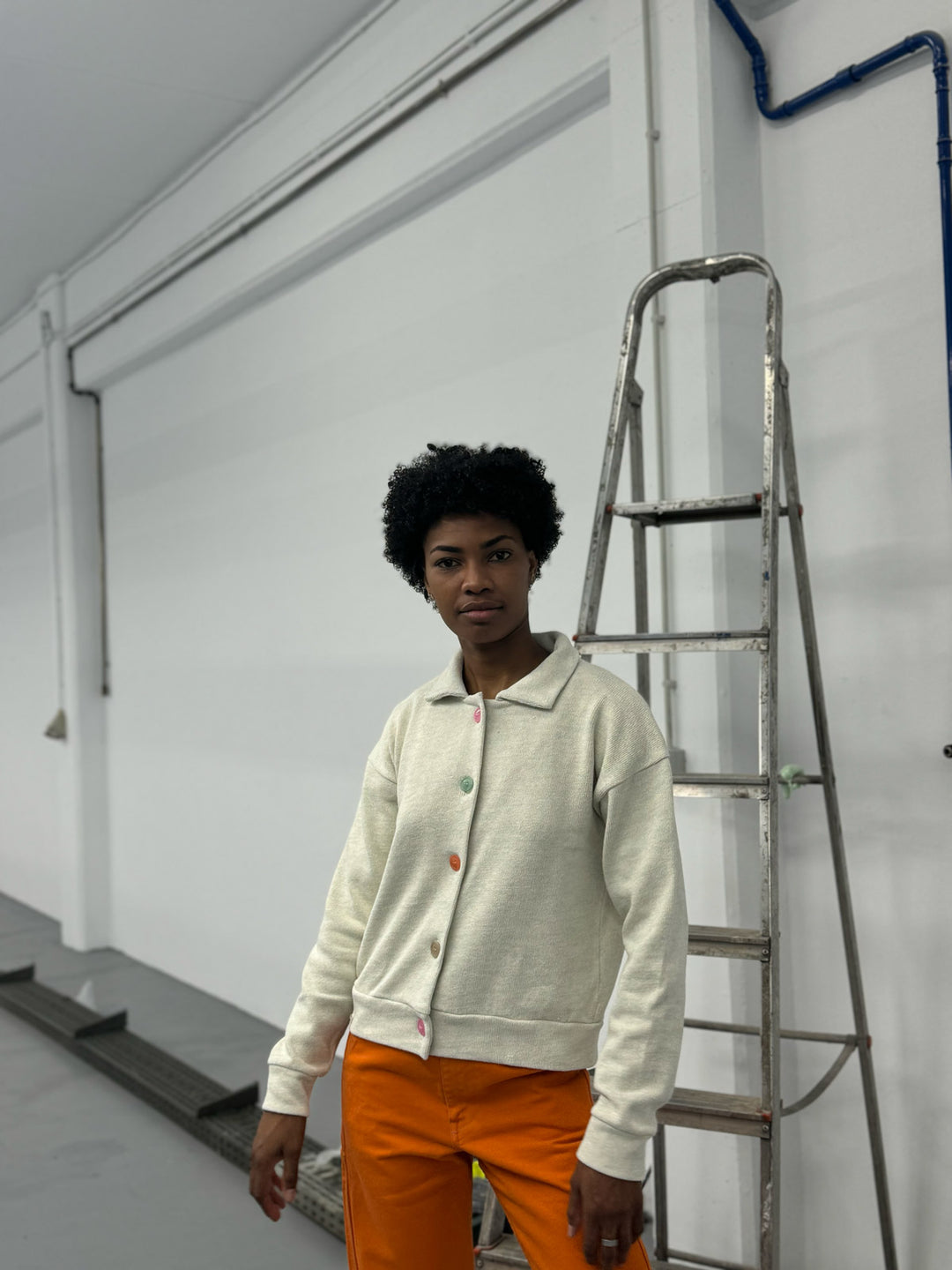 Strickjacke Veste Cycle Blanc