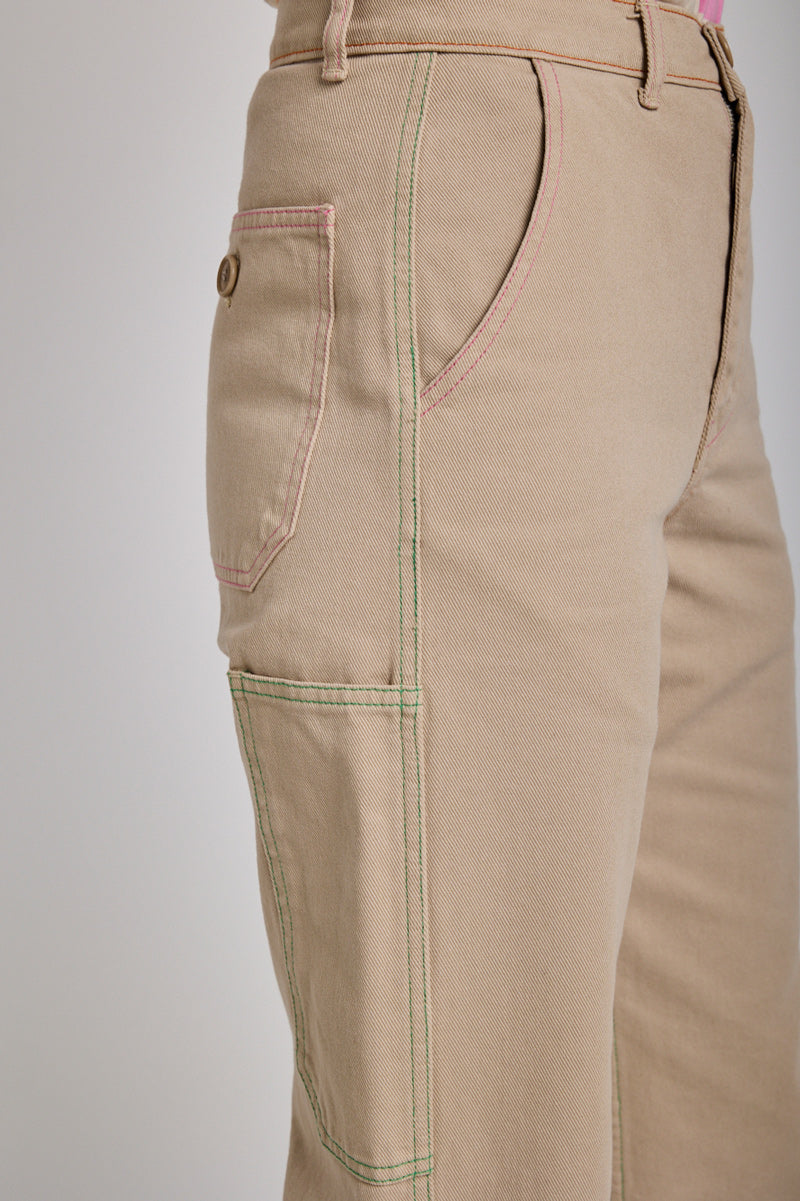 Hose Pantalon Pigment Taupe von Graine 2