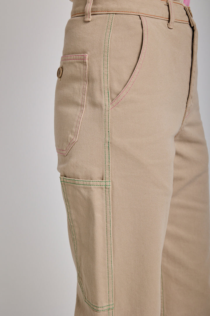 Hose Pantalon Pigment Taupe von Graine 2