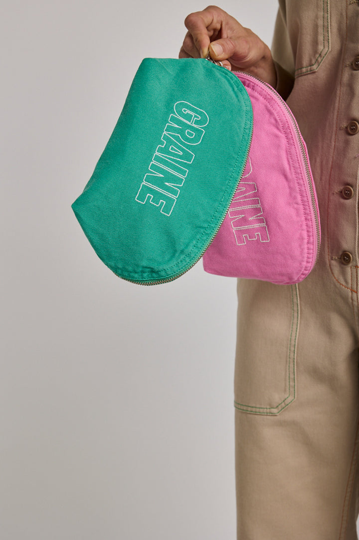 Kulturbeutel Pochette Ton Vert Grün