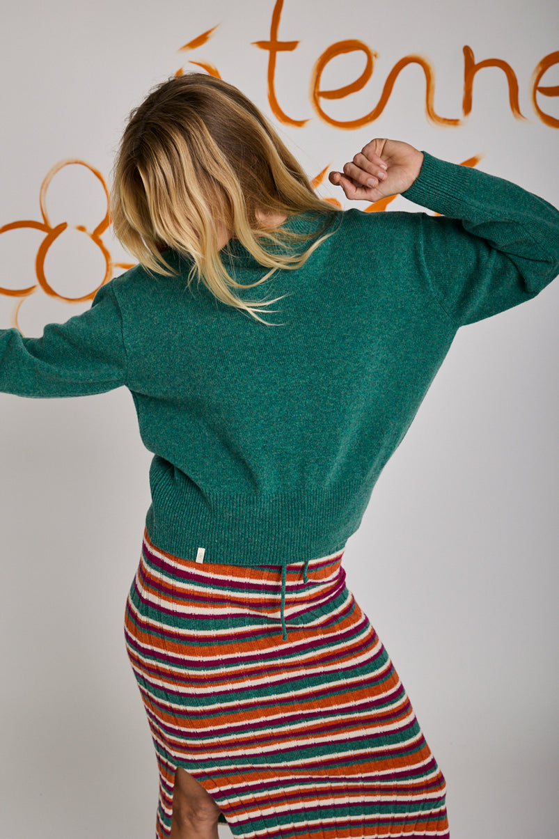 Pullover Pull Saveur Vert Forét von Graine 2