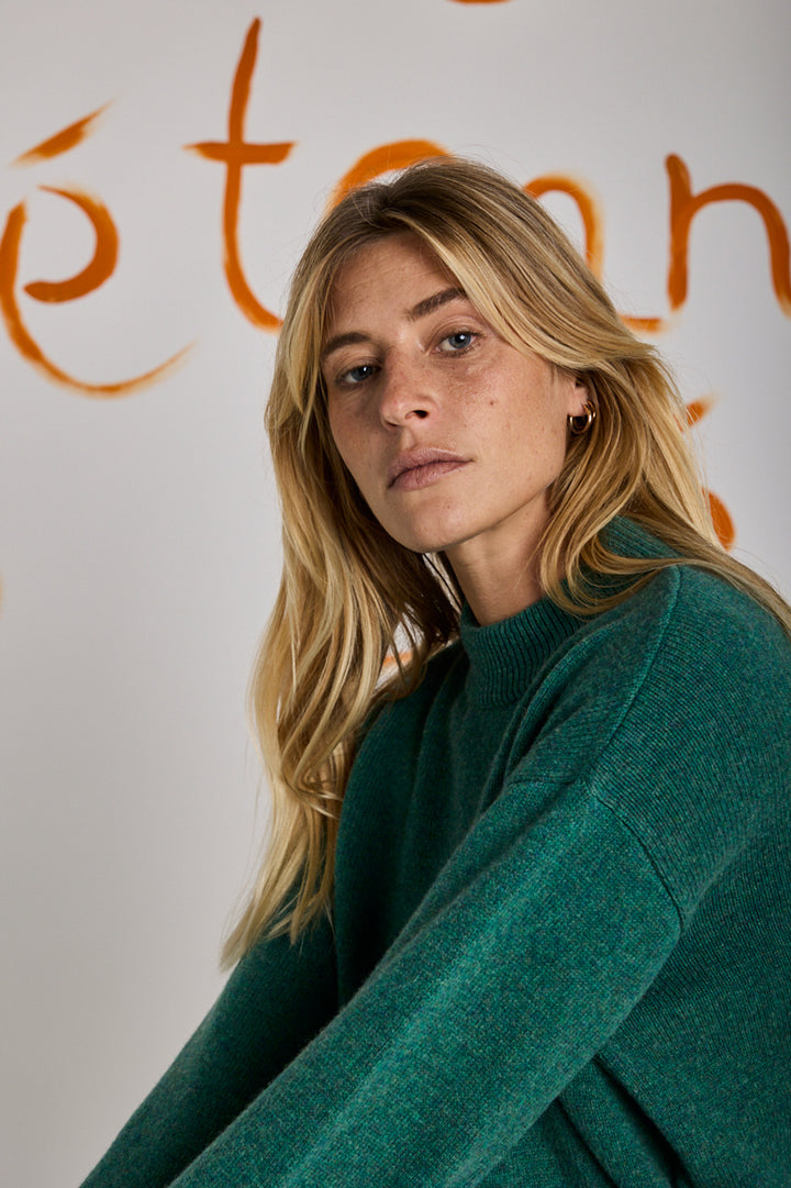 Pullover Pull Saveur Vert Forét von Graine