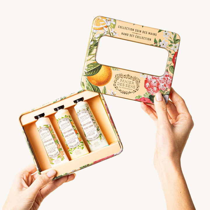 Handcreme-Set Orangenblüte, Geranie und Jasmin von Panier des Sens, Ansicht 4