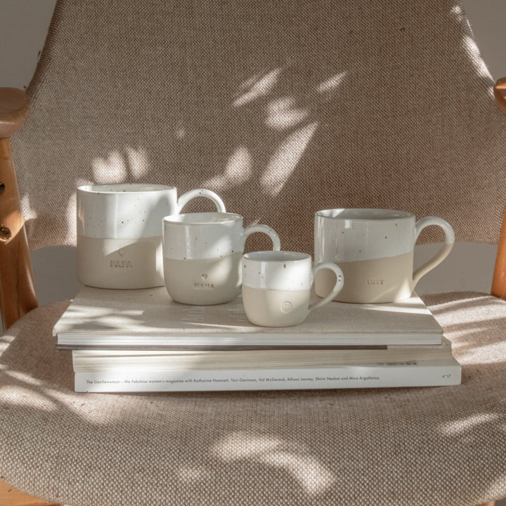 Kaffeetasse Love aus Portugal mit Kaffee