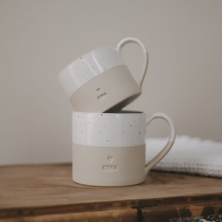 Handgefertigte Tasse Oma von Eulenschnitt – Ansicht 3