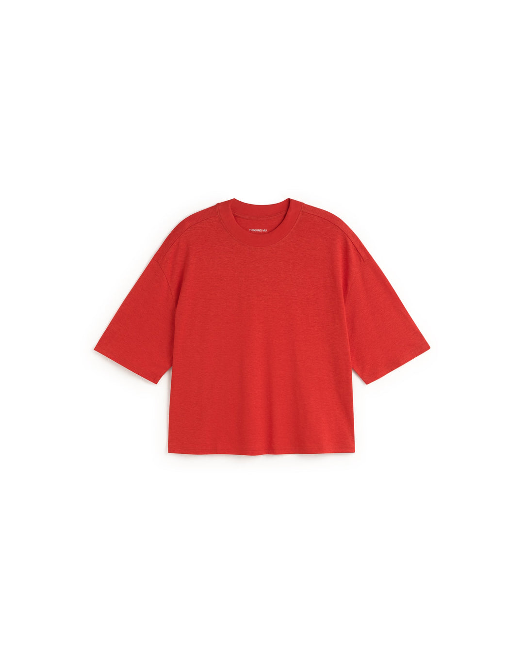 Oversize T-Shirt Lena Rot aus Hanf Thinking MU, Freisteller