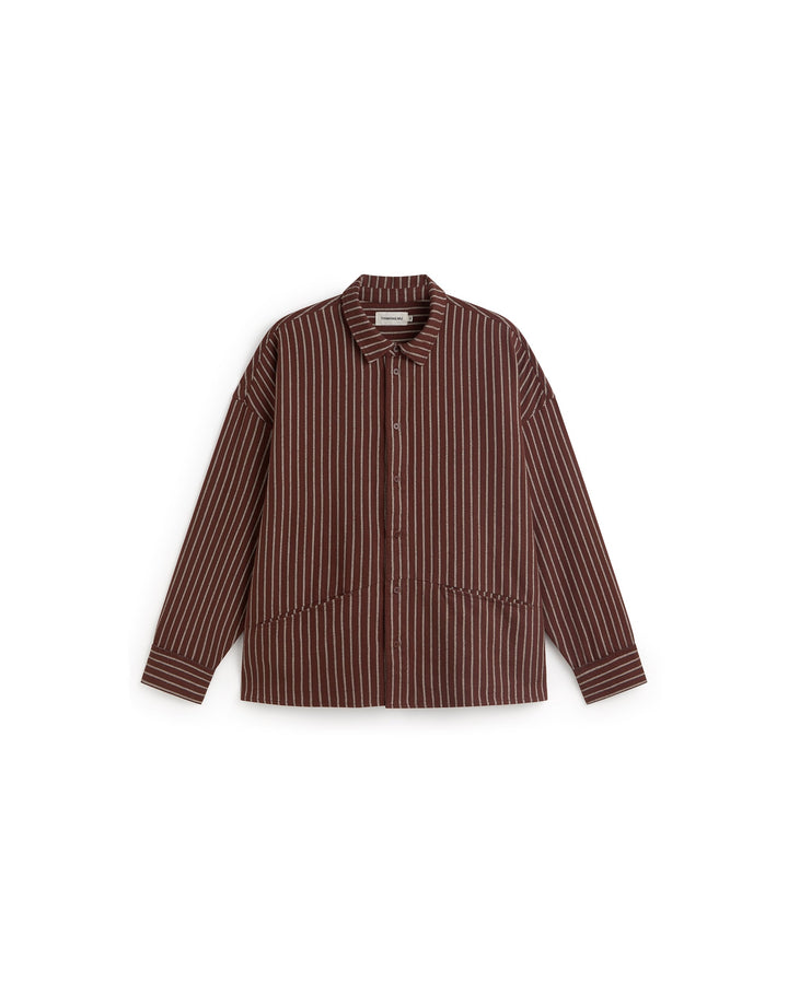 Hemd O'Hara Brushed Stripes von Thinking MU, Freisteller