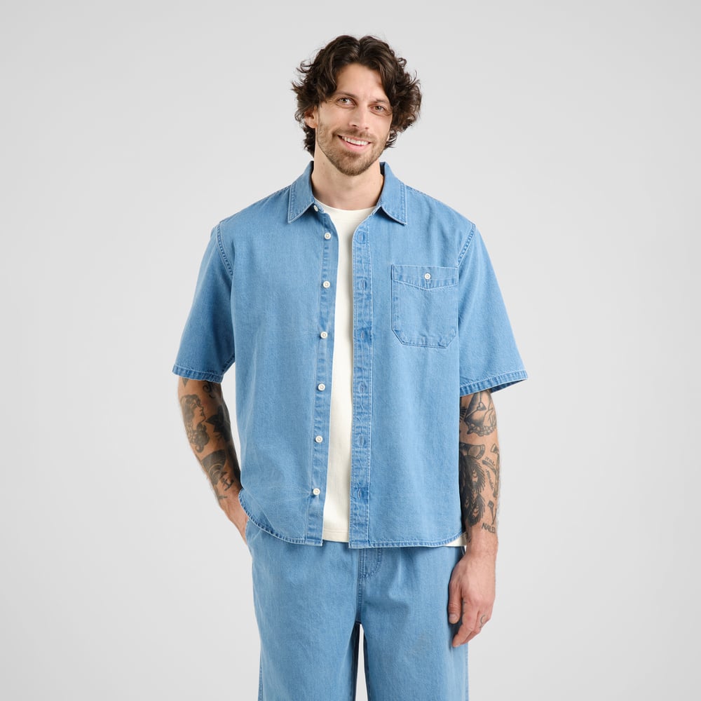 Hemd Skalhamn Denim Light Blue – Dedicated – Zweiblatt 2