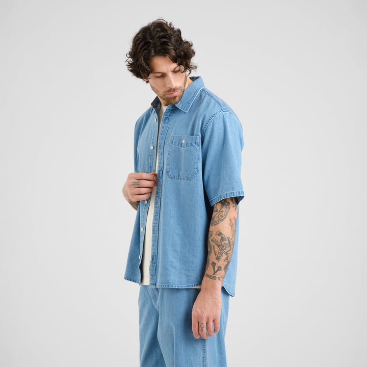 Hemd Skalhamn Denim Light Blue – Dedicated – Zweiblatt 4