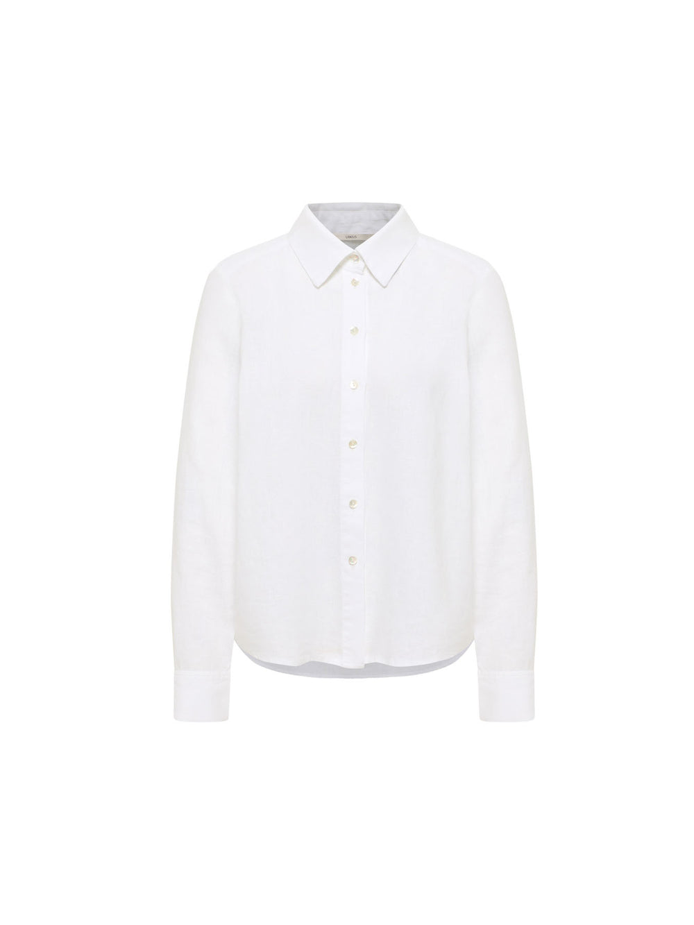 Hemdbluse aus Leinen GOTS White von Lanius