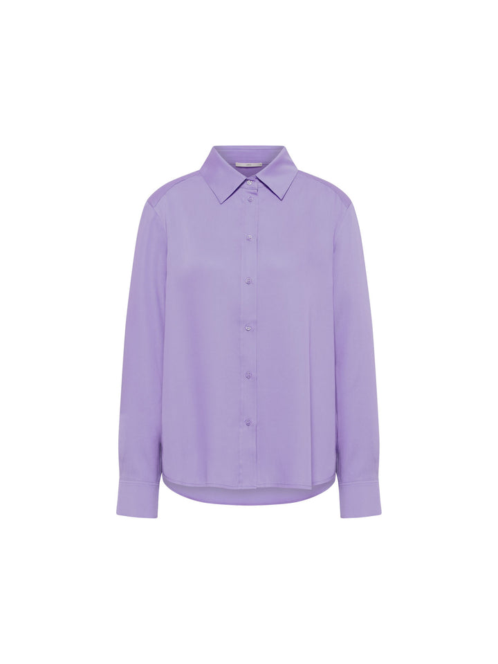 Hemdbluse aus Tencel Purple Haze von Lanius