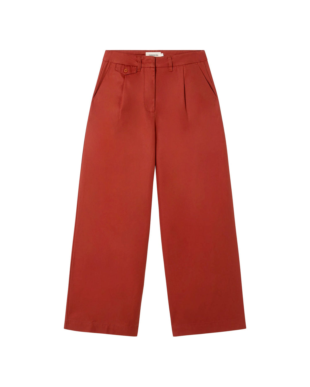 Thinking MU Hose Hemp Pat in Orange, Vorderseite