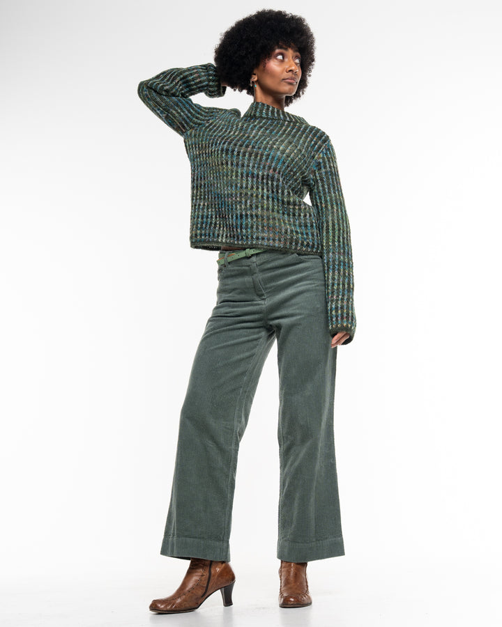 Hose Cablecord Culotte Balsam von Alma & Lovis, Ganzkörperansicht
