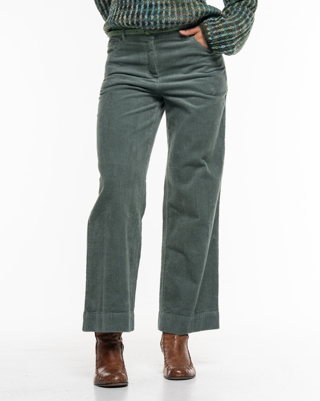 Hose Cablecord Culotte Balsam von Alma & Lovis, Detailansicht