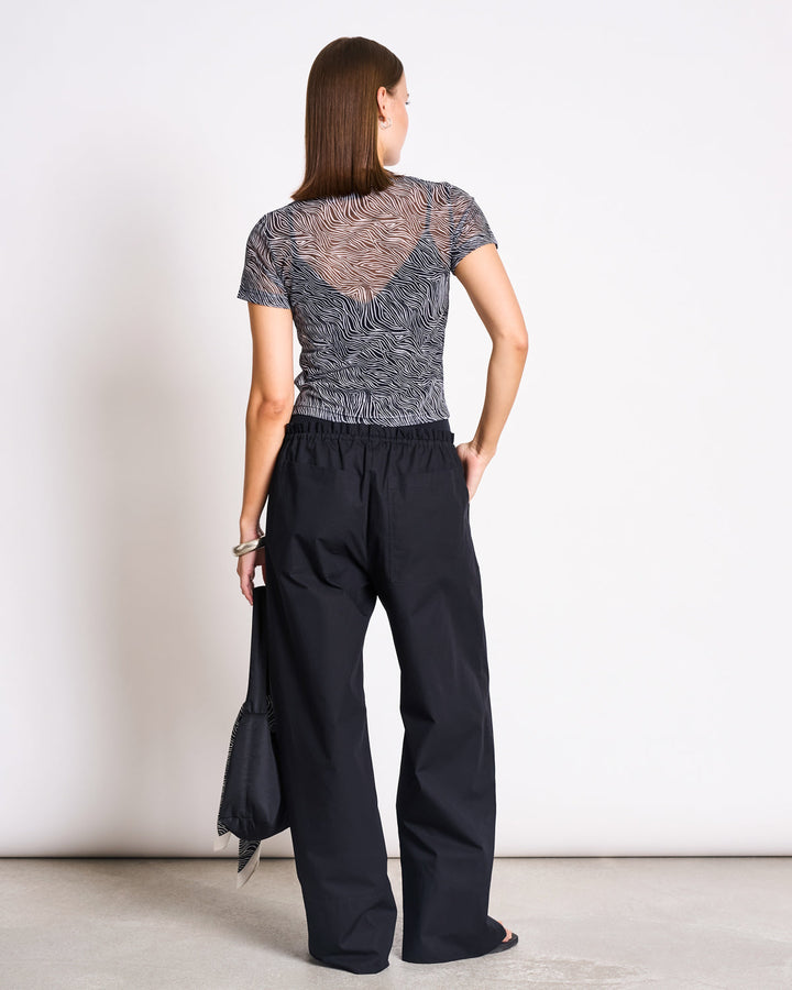 Hose Drawstring Wide Pants Kiva Black – JAN 'N JUNE – Zweiblatt 3
