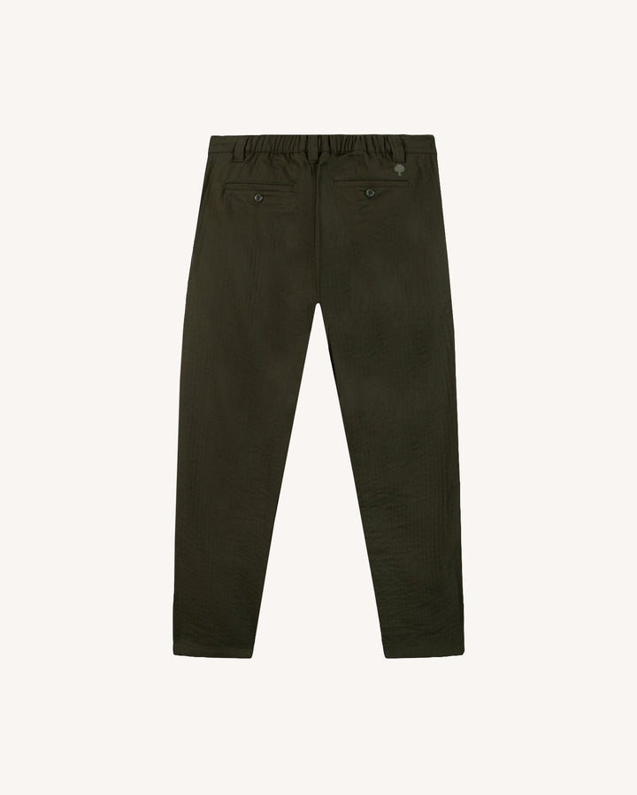Hose Landais Khaki von Faguo Detailansicht