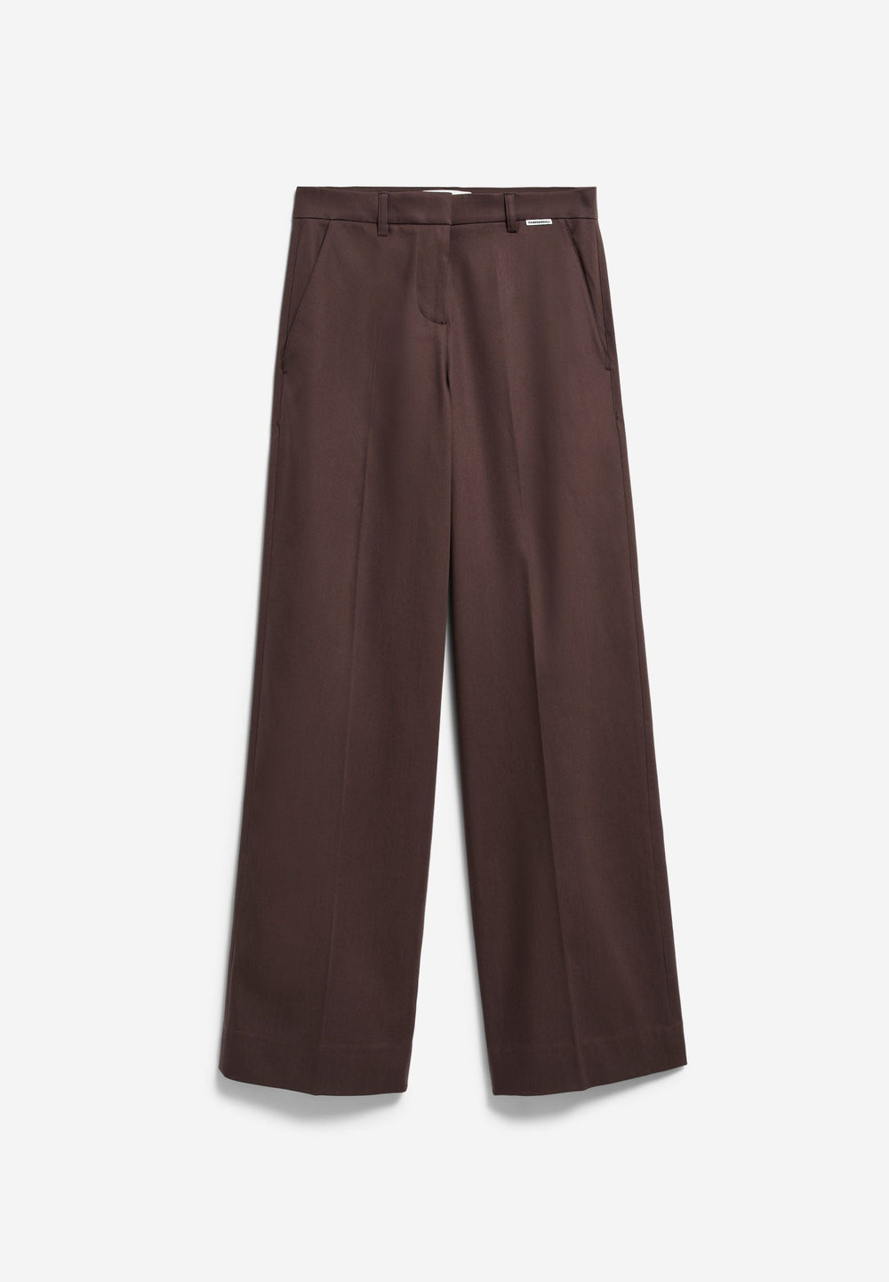 Hose LEANDRAA Wide Leg Claystone von Armedangels freigestellt