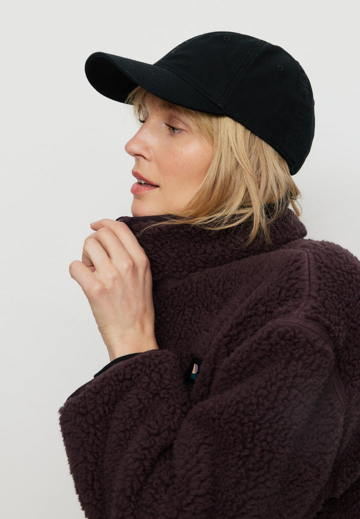 Jacke FORTUNELLA Dark Grape von recolution, Model mit Stehkragen, Detail