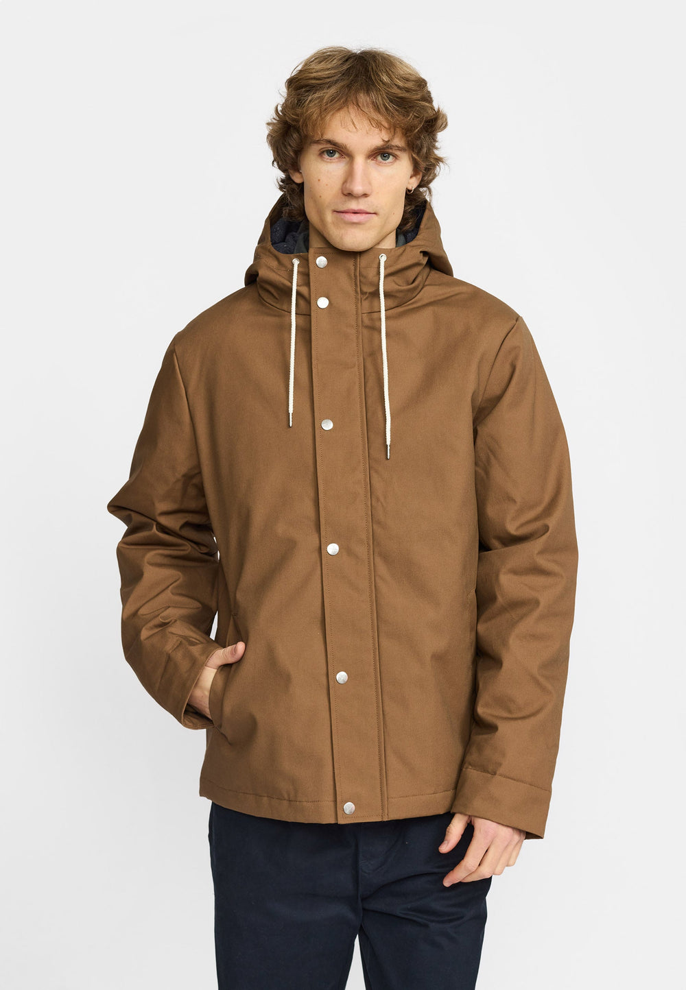 Jacke Hooded Jacket Lightbrown von Revolution – Ansicht 2