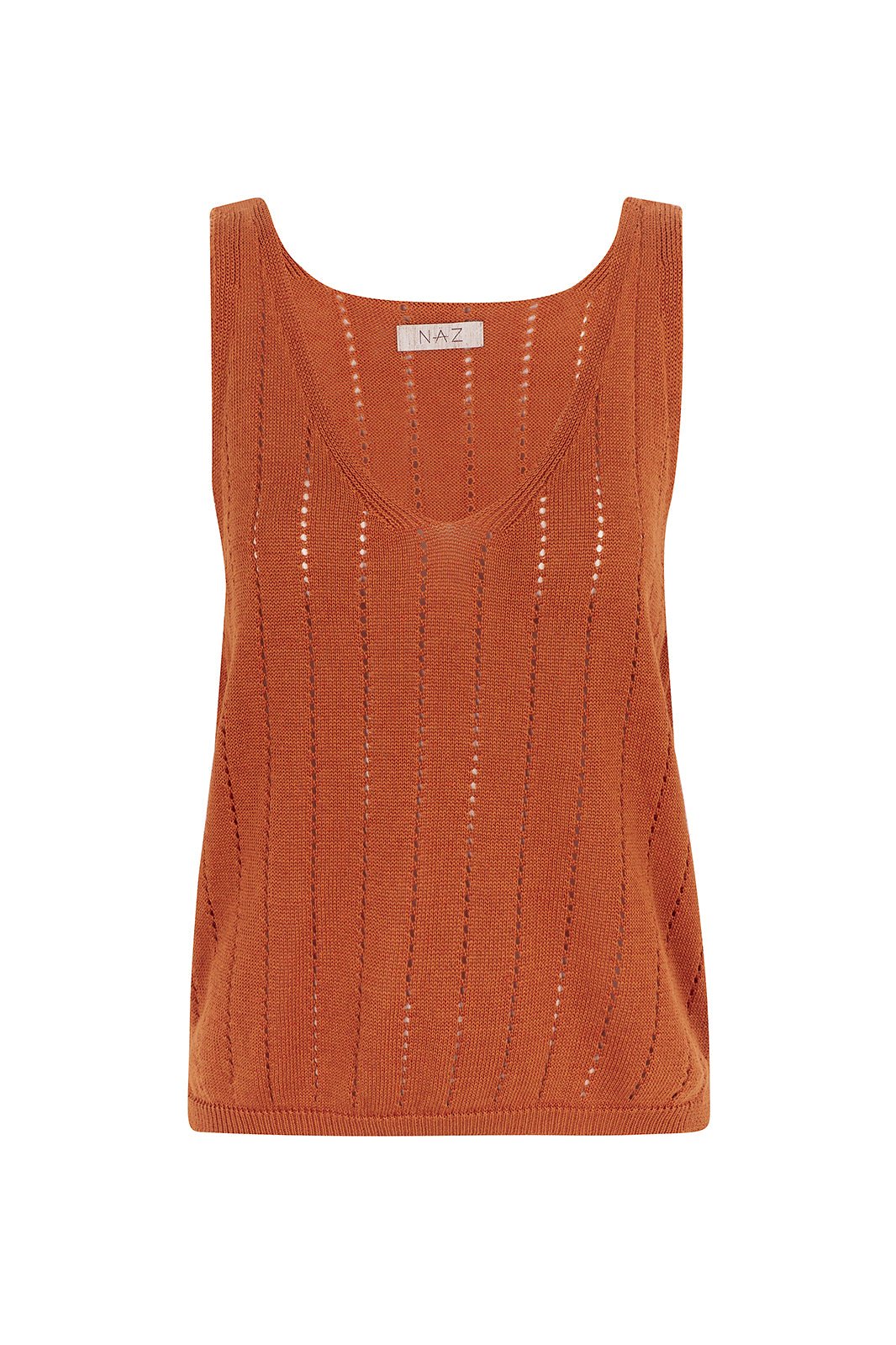 Jaya Linen Top Orange – NÄZ – Zweiblatt 4