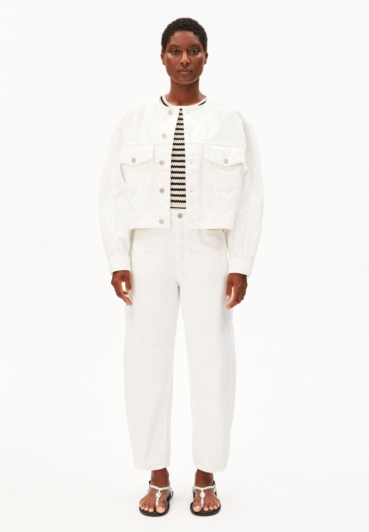 Jeans BAARLY HIGH WAIST BARREL White – ArmedAngels – Zweiblatt 5
