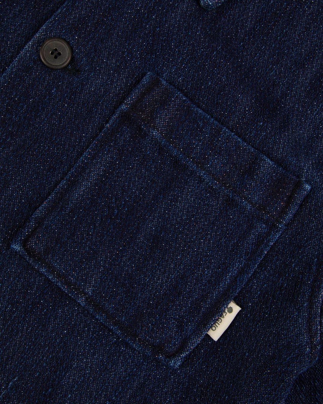 Jeansjacke Lorge Raw Denim von Faguo Detailansicht
