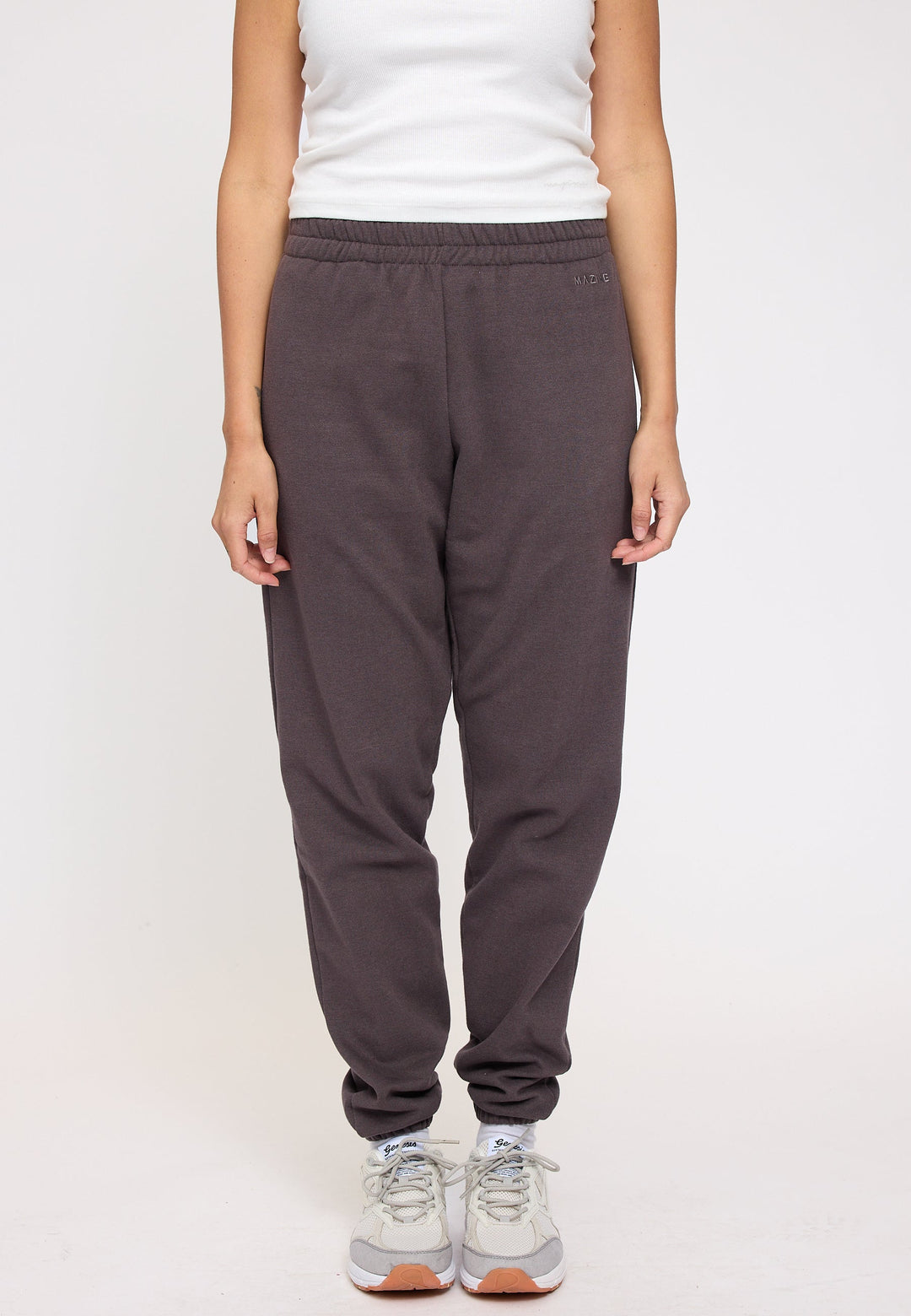 Jogginghose Soft Fabric in Grey Brown von Mazine
