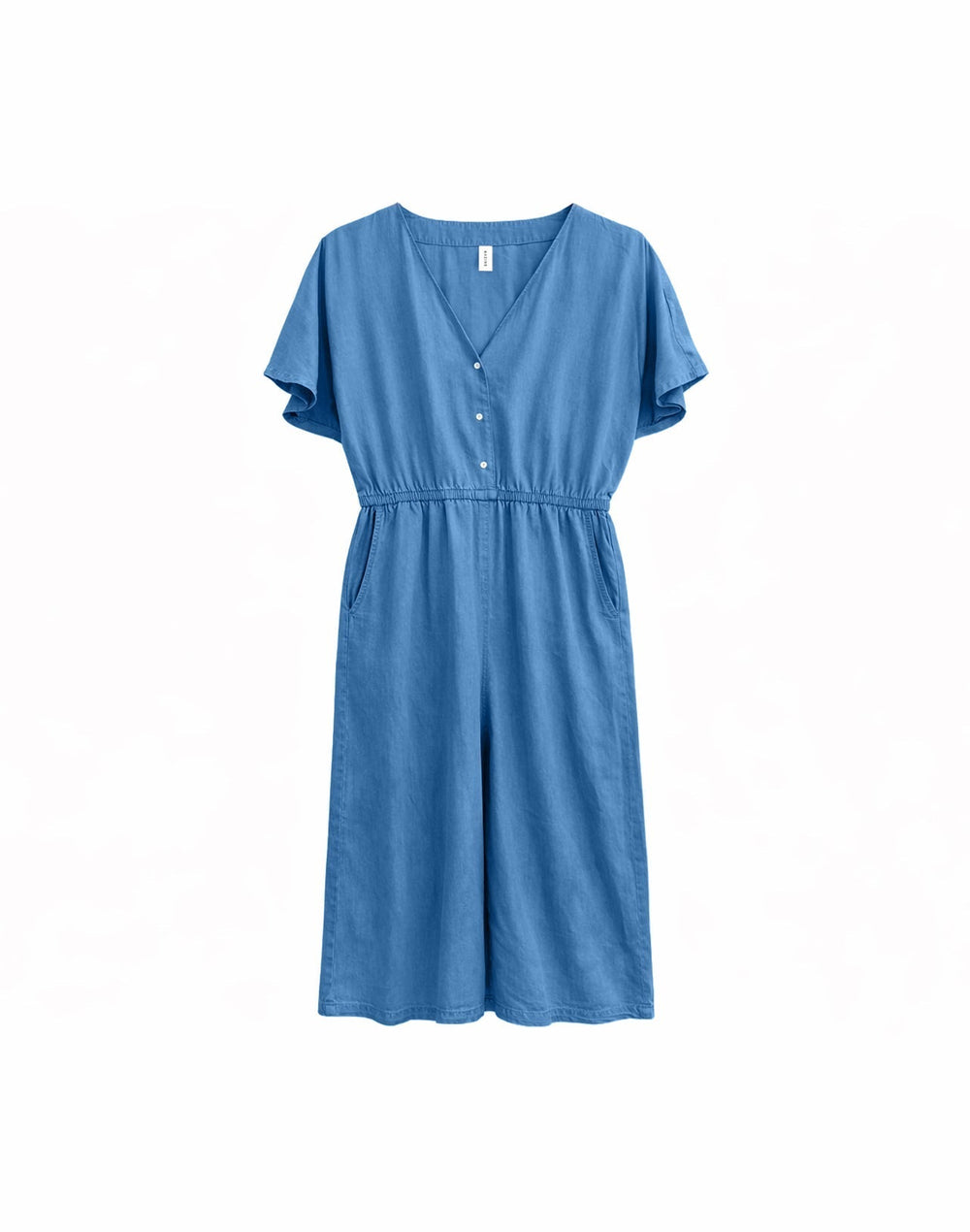 Jumpsuit Wide Leg Tencel Dark Blue Wash von Mazine freigestellt