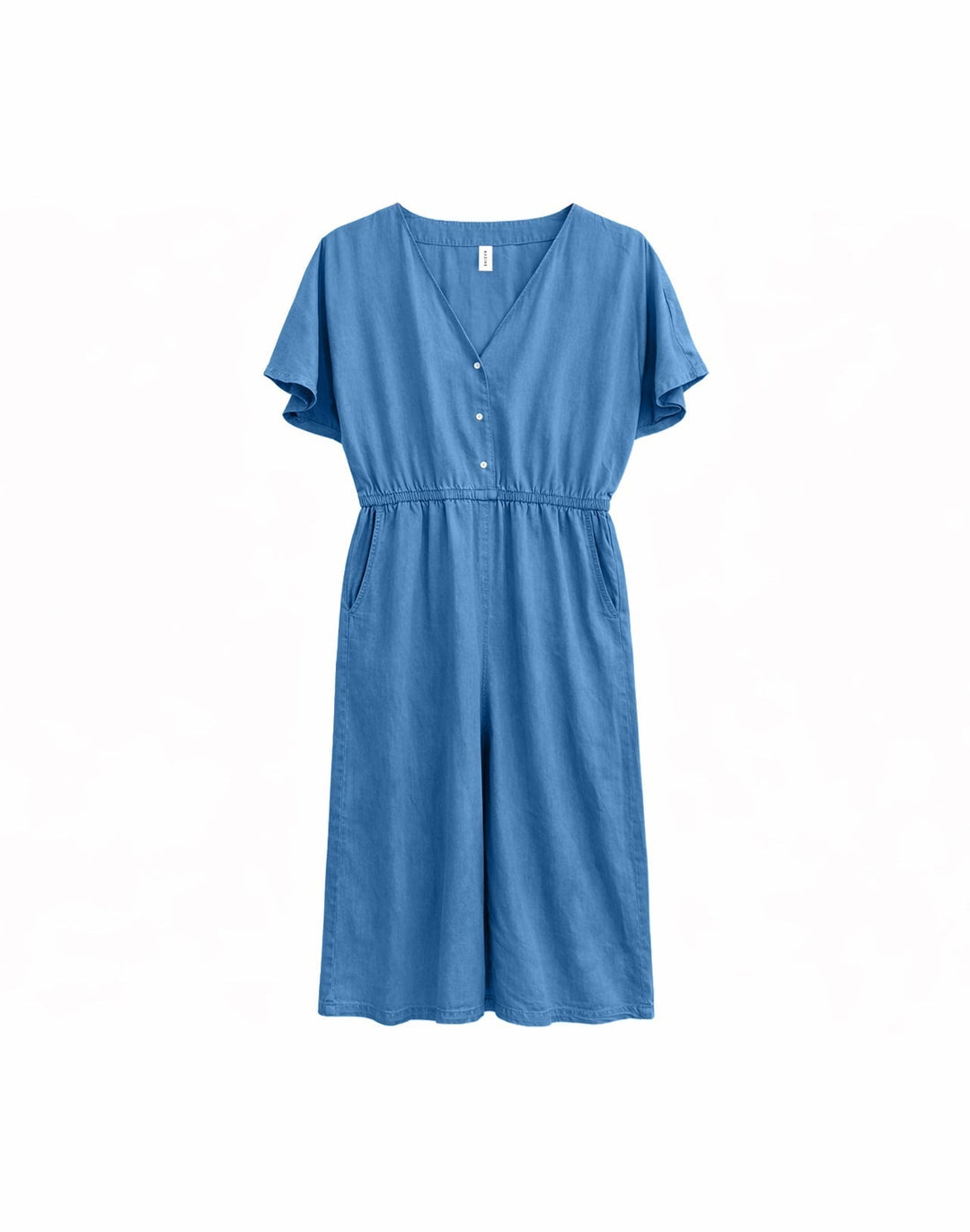 Jumpsuit Wide Leg Tencel Dark Blue Wash von Mazine freigestellt