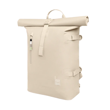 GOT BAG Rolltop Rucksack in Creme (Monochrome Salt)