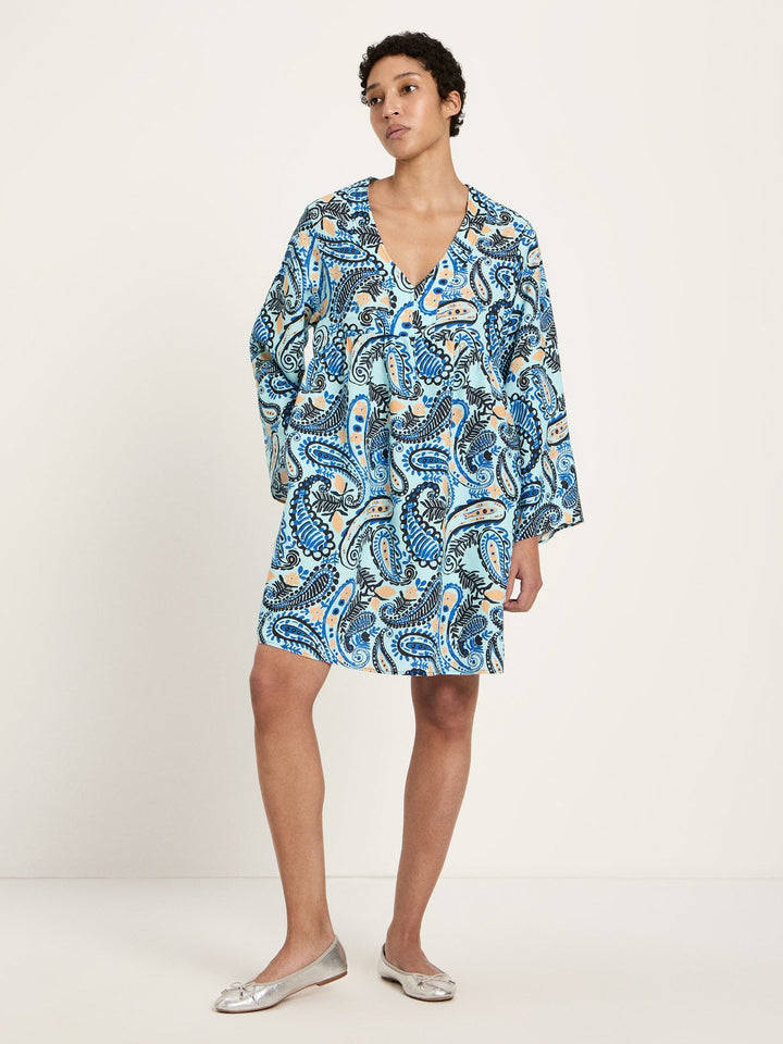 Kleid GOTS Print Paisley Mint – LANIUS – Zweiblatt 5